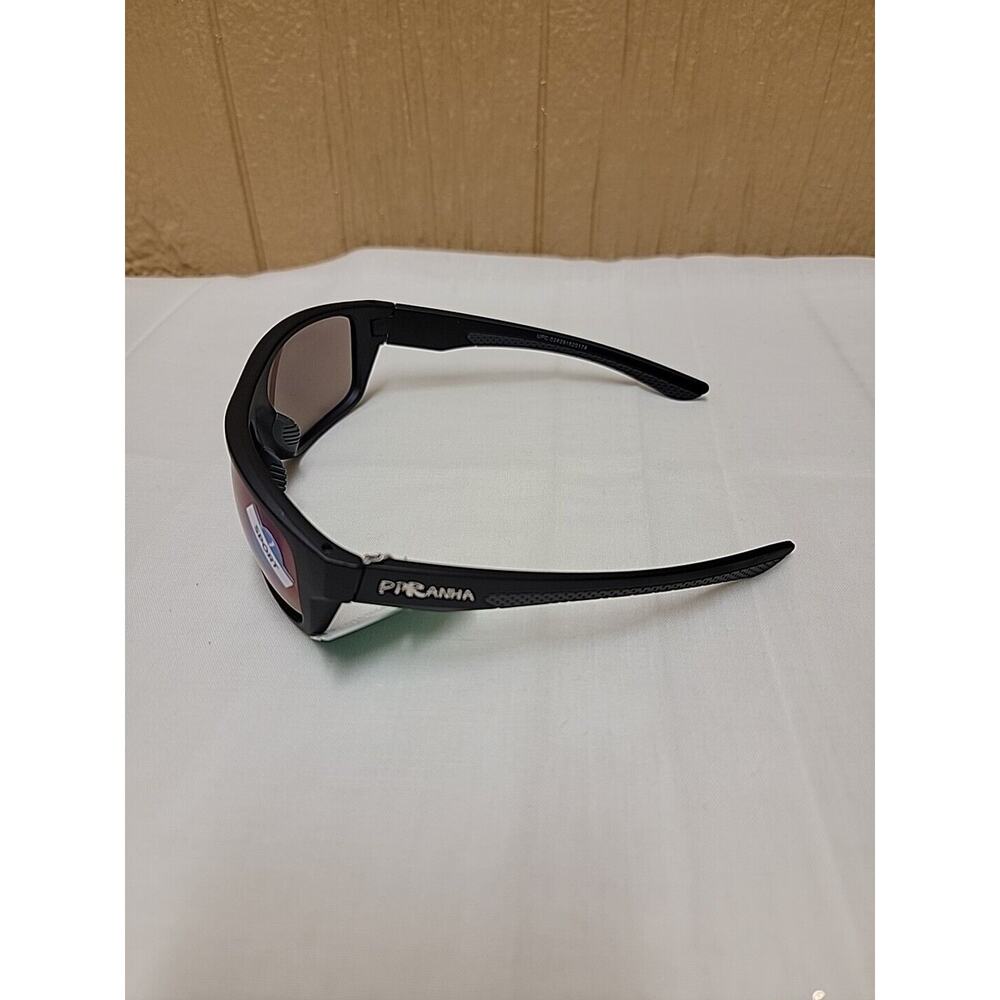 Piranha Sport 1 Sunglasses 100% UVA Protection Style # 62017 Black Wrap - Picture 5 of 7